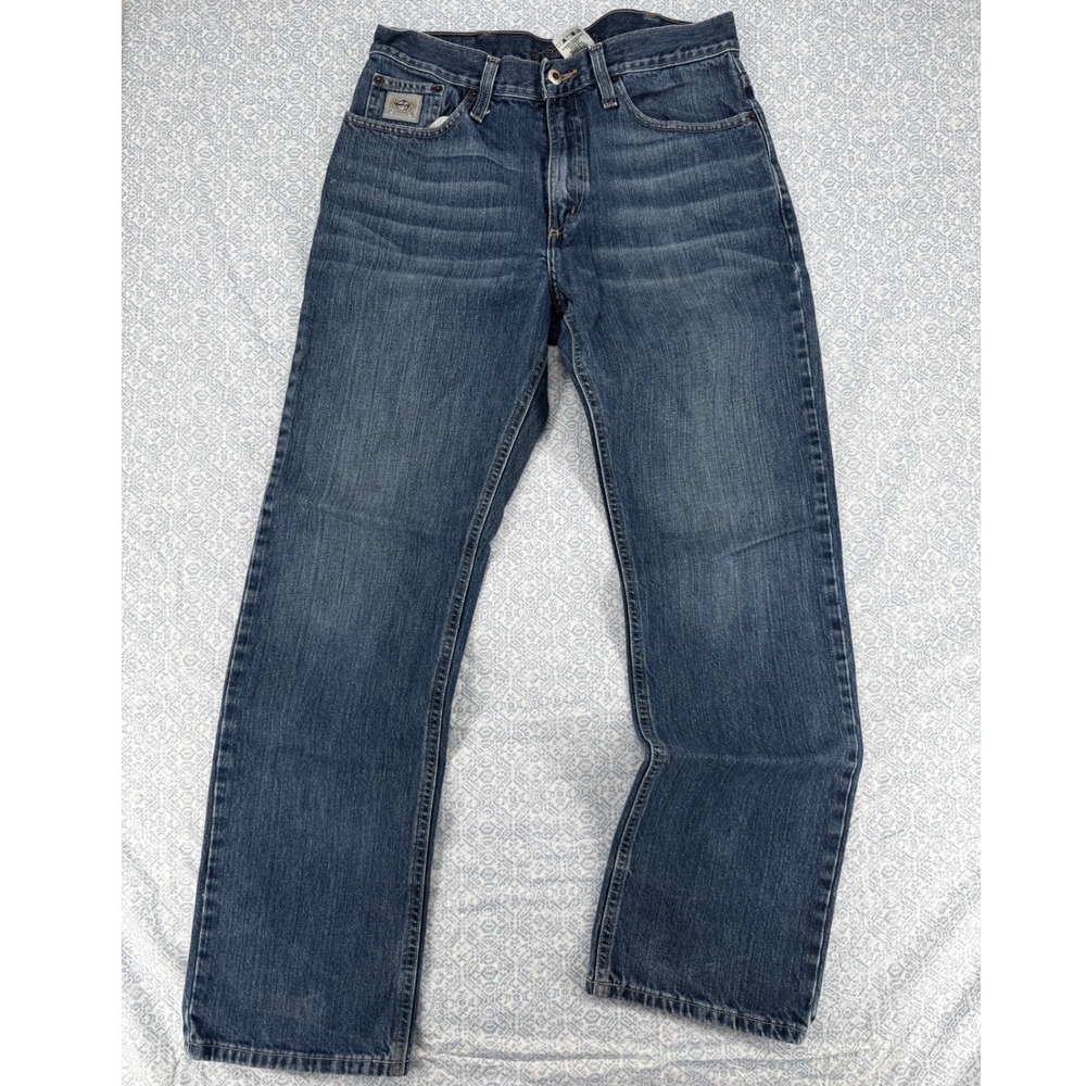 Cinch Mens Straight Leg Denim Jeans Blue Medium Wash 32x31.5 MB98034 009